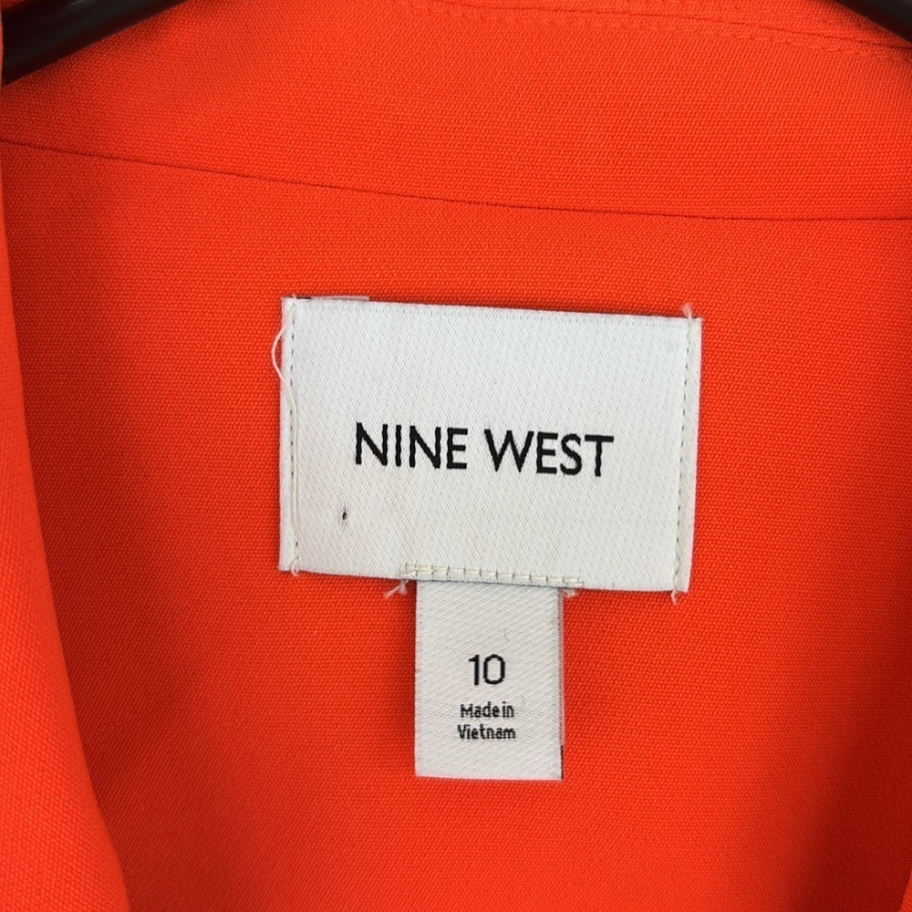 Nine West Orange One Button Blazer - Picture 5 of 12